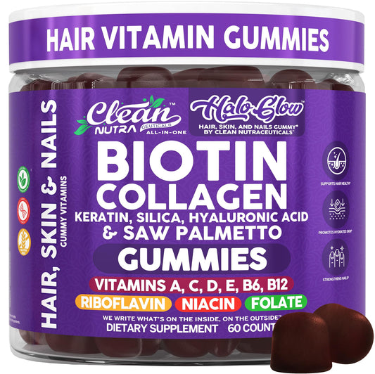 Clean Nutraceuticals Biotin Gummies Gummy 60 Count