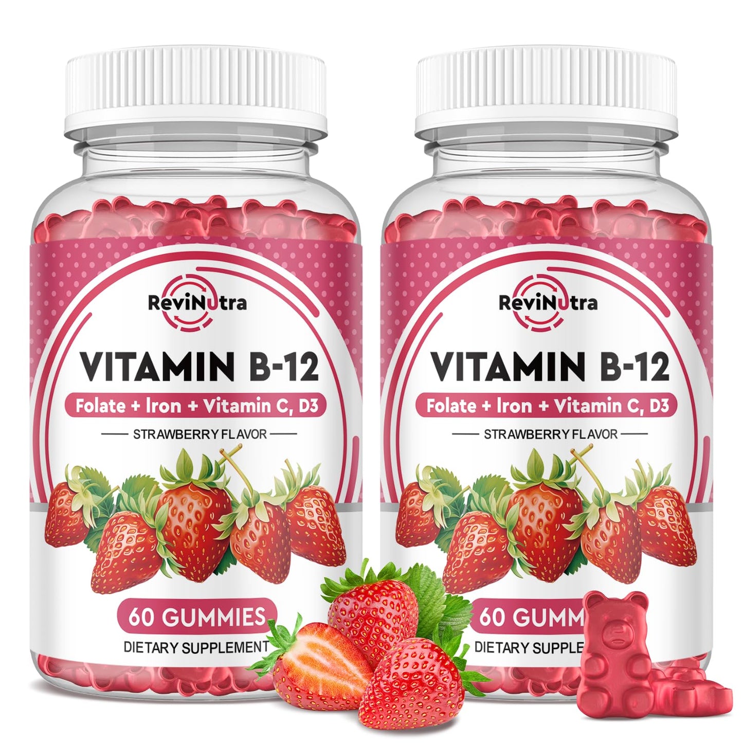 ReviNutra Vitamin B12 Complex Gummies 120 Gummies
