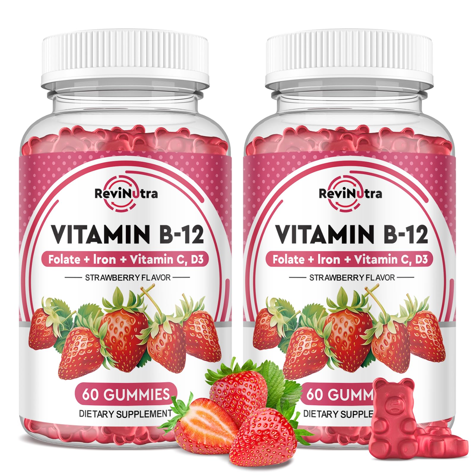 ReviNutra Vitamin B12 Complex Gummies 120 Gummies
