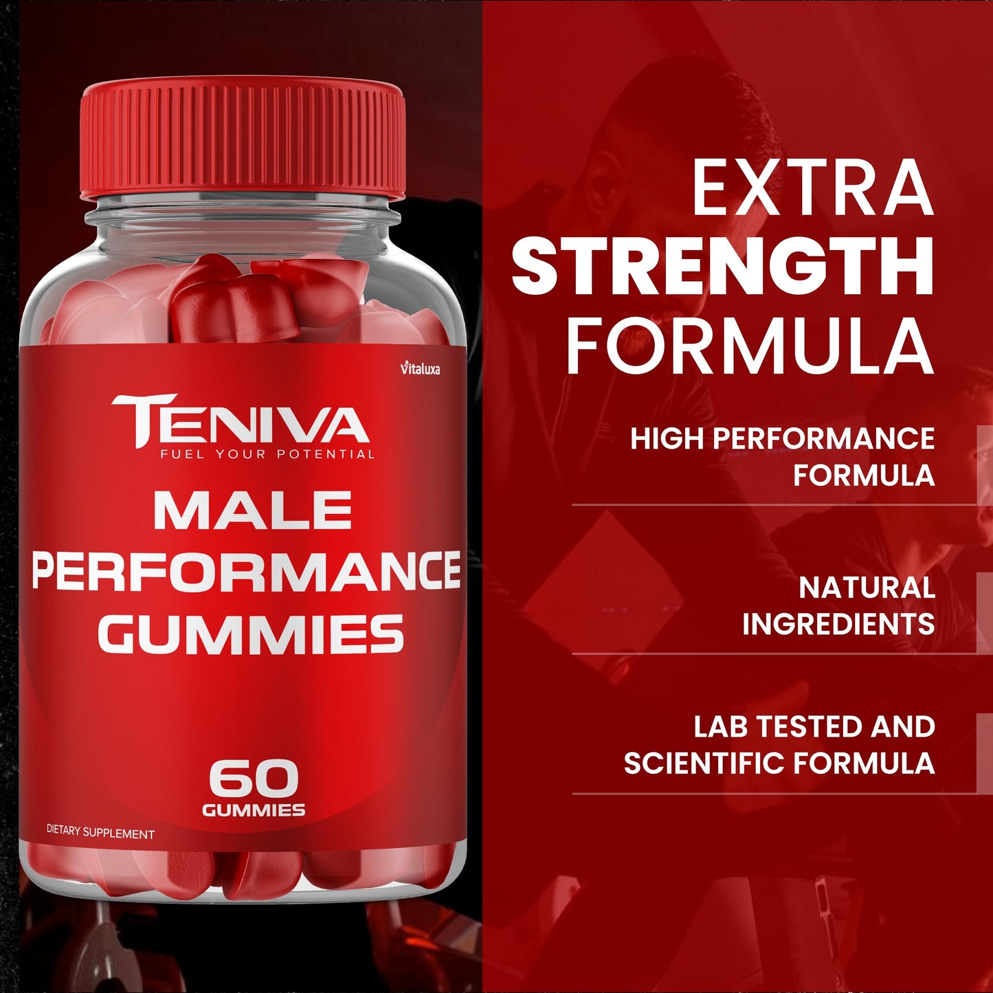 Vitaluxa Teniva Gummies 120 Gummies