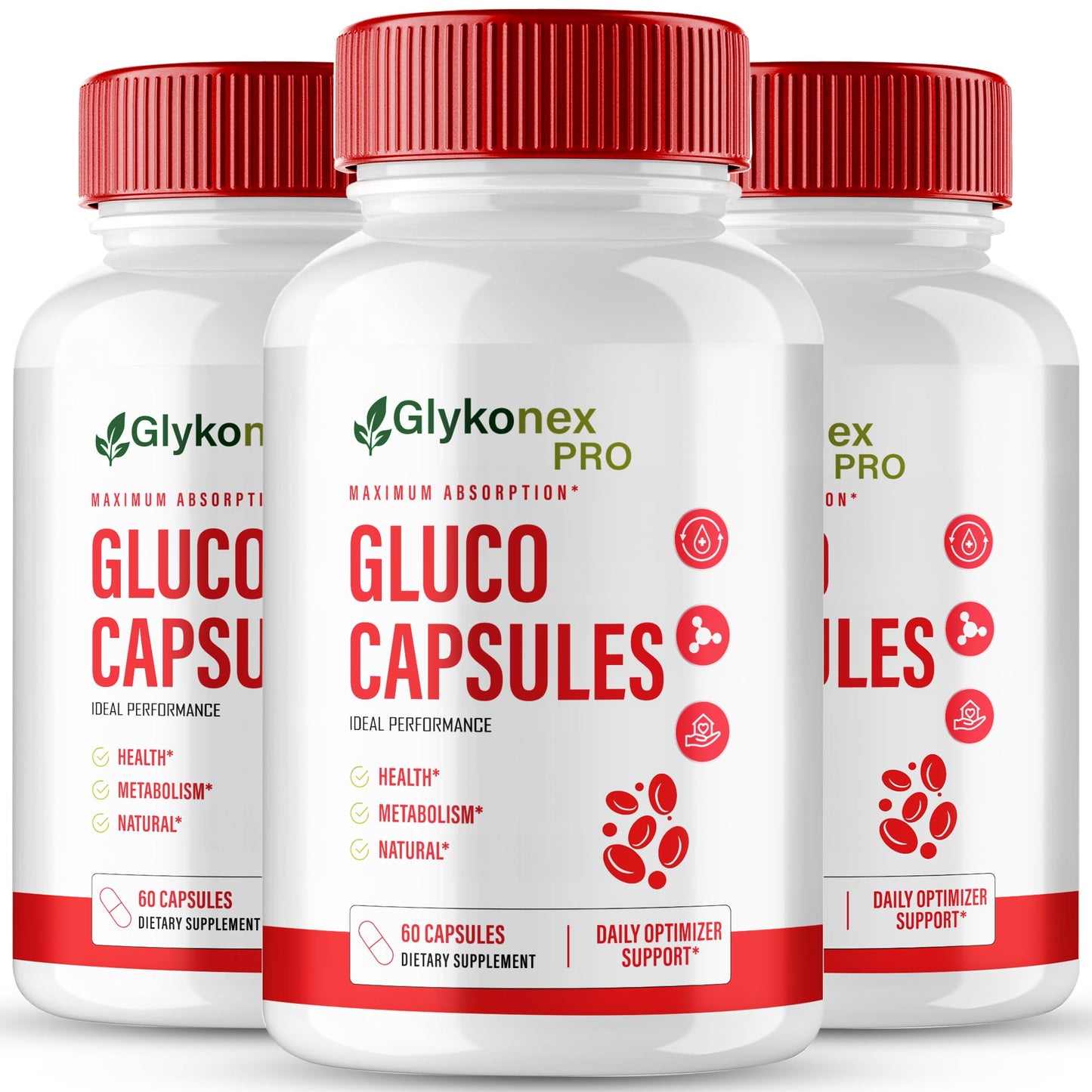 IDEAL PERFORMANCE Glykonex Capsules, 180 Count