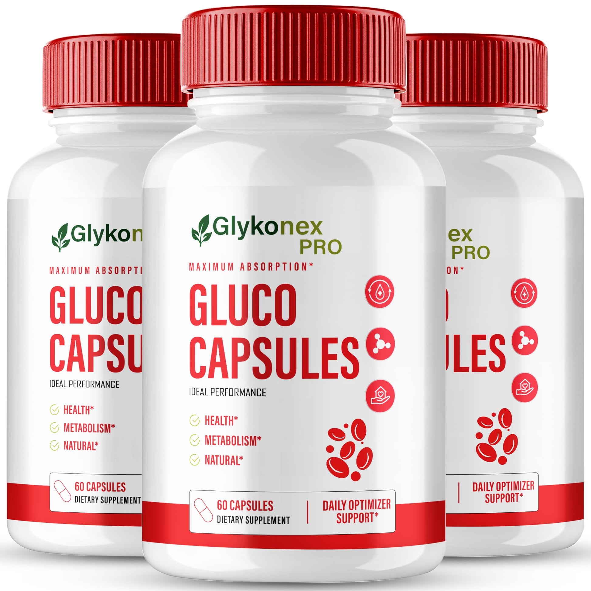 IDEAL PERFORMANCE Glykonex Capsules, 180 Count