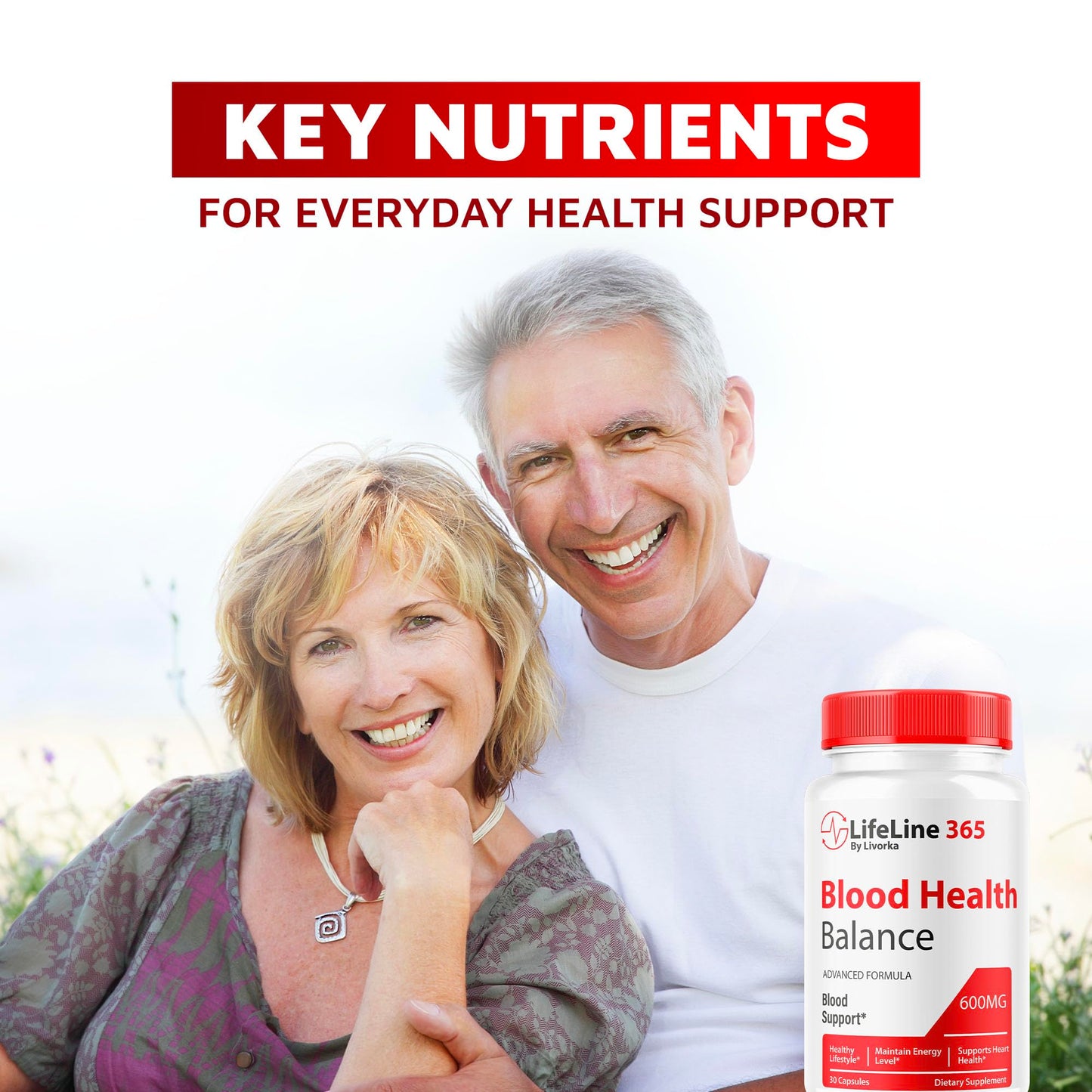 LIVORKA LifeLine 365 Blood Support Capsules 60 Count