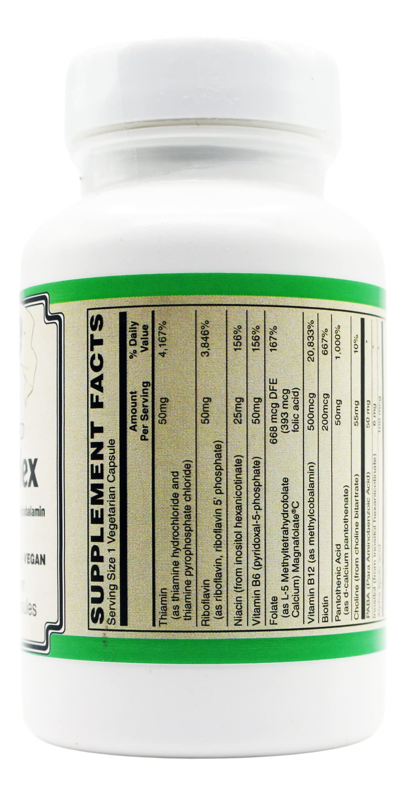 AlchePharma Coenzymated B-Complex High Potency One Daily Capsule, 30 Count