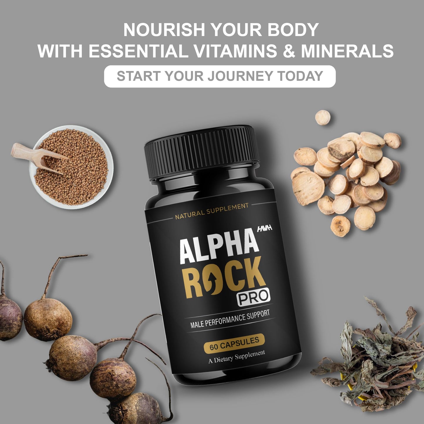 Havah Alpha Rock Pro AlphaRock Performance Pills 120 Capsules