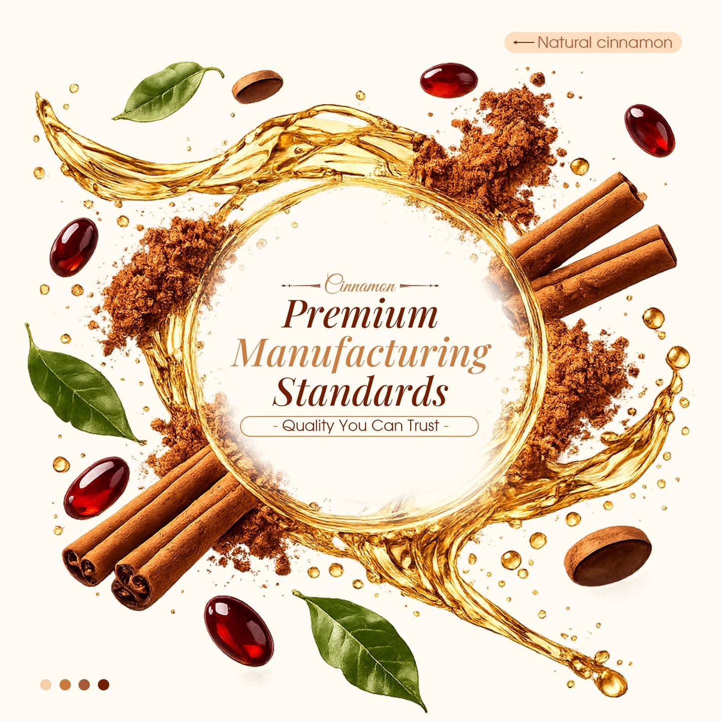 Aevezom Ceylon Cinnamon Softgels with MCT Oil 7200mg 2 Count