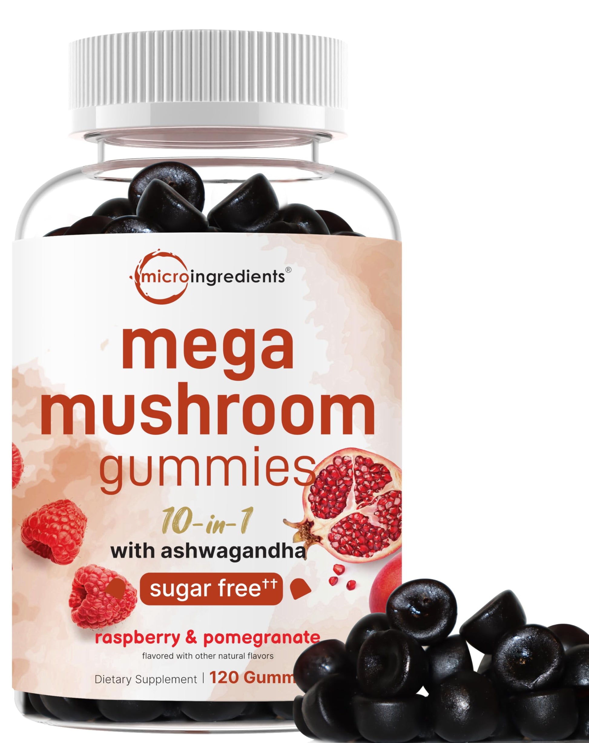 Micro Ingredients Mega Mushroom Gummies 120 Count