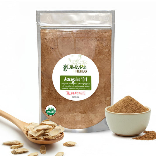 Dimmak Herbs Organic Astragalus Root Extract 10:1 Powder 4 Ounce