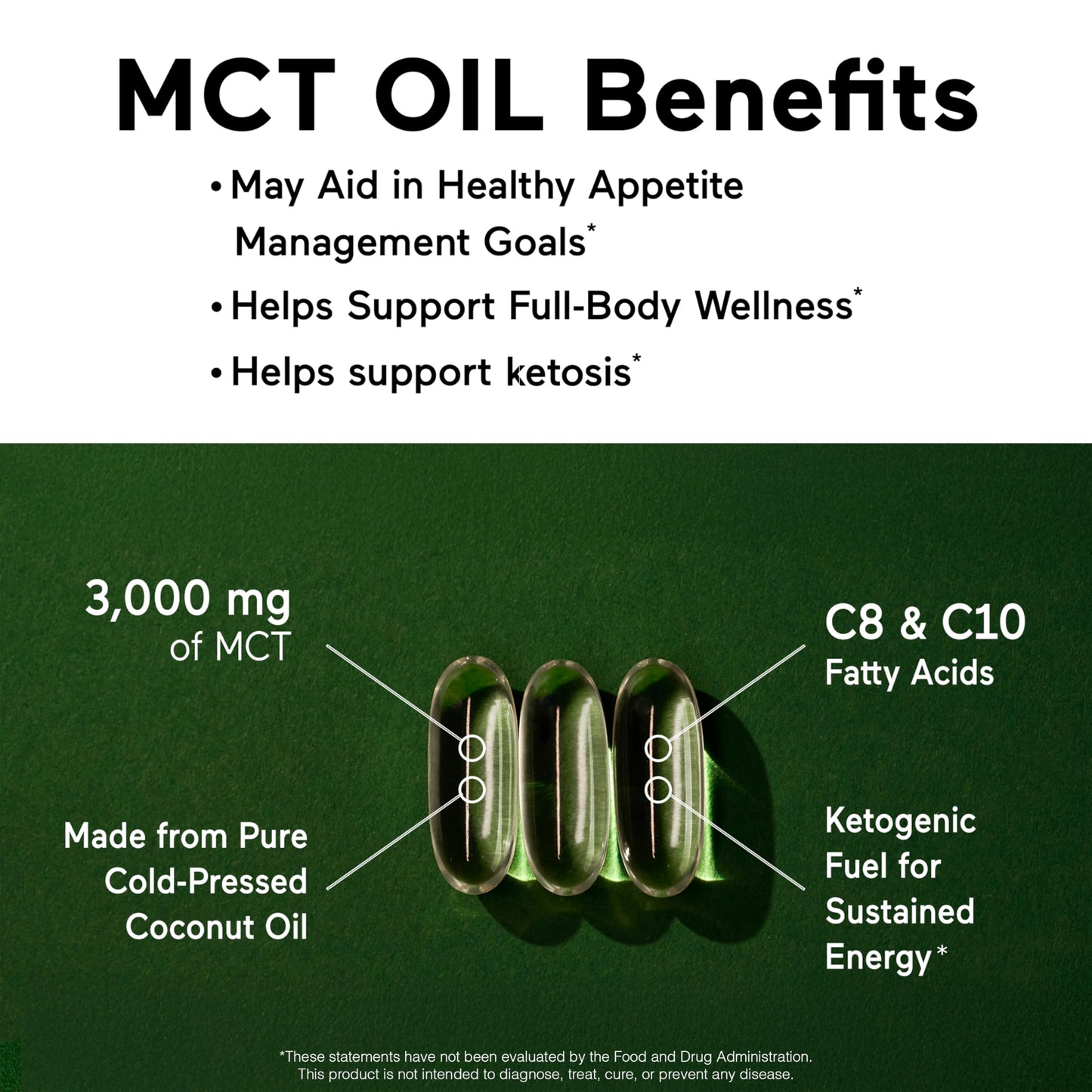 SMARTERNUTRITION MCT Oil Softgels 90 Count