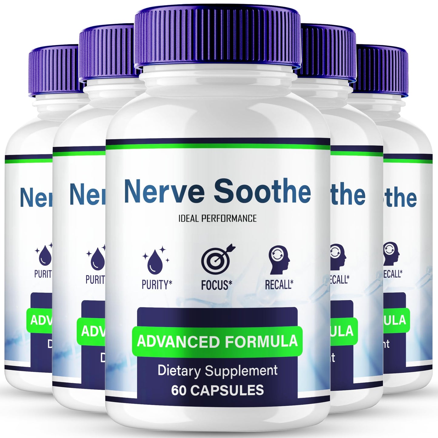 IDEAL PERFORMANCE Nerve Soothe Brain Health Supplement Capsules, 300 Capsules