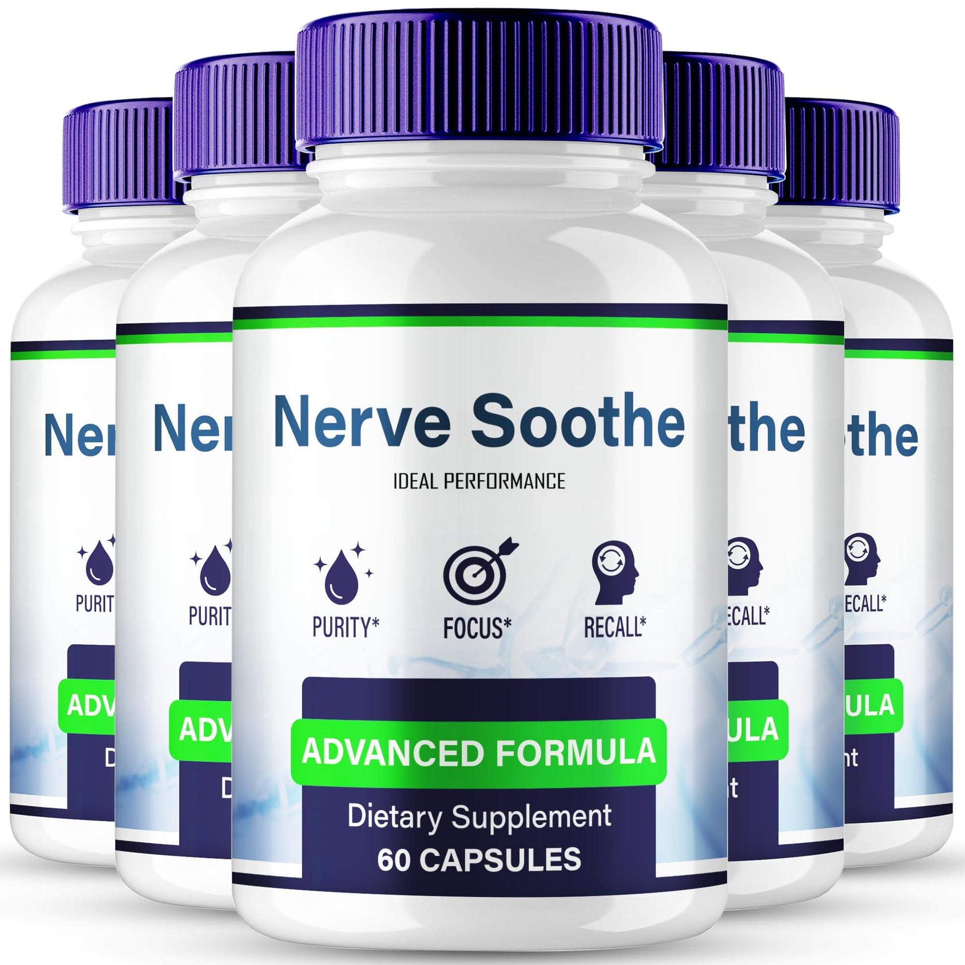 IDEAL PERFORMANCE Nerve Soothe Brain Health Supplement Capsules, 300 Capsules