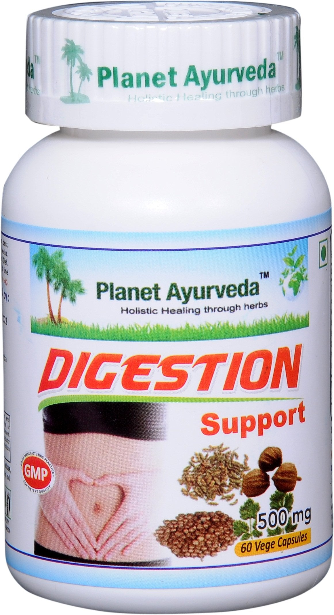 Planet Ayurveda Digestion Support Capsules, 2 Bottles