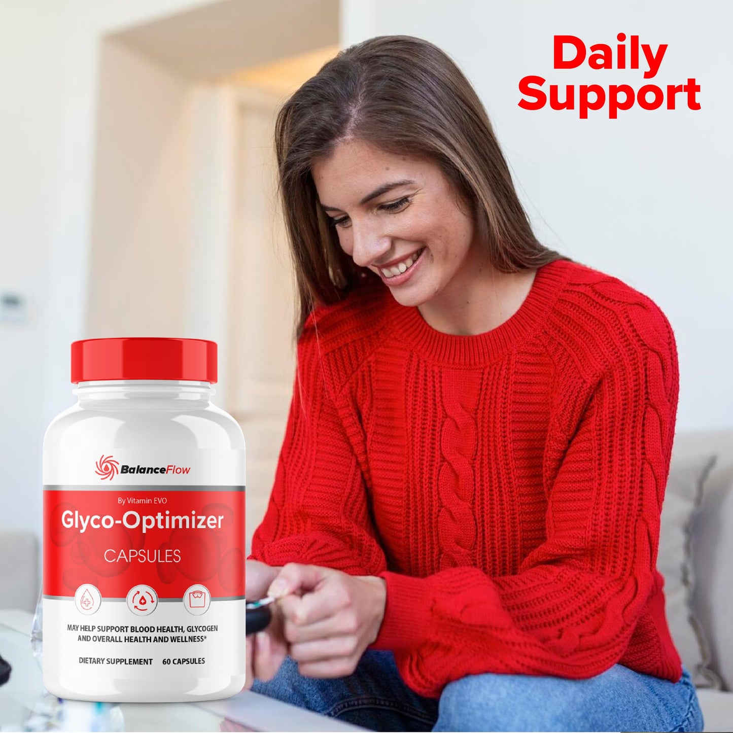 Vitamin Evo Balance Flow Glyco Optimizer Capsules, 120 Capsules