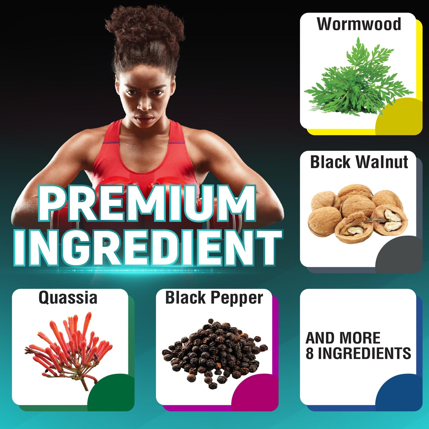 CIVIMUNA Wormwood Extract Capsules 120 Count
