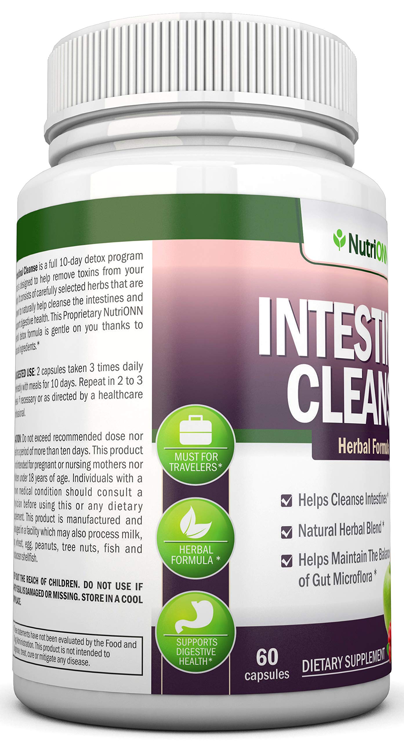 NutriONN Intestinal Cleanse Capsule 60 Count