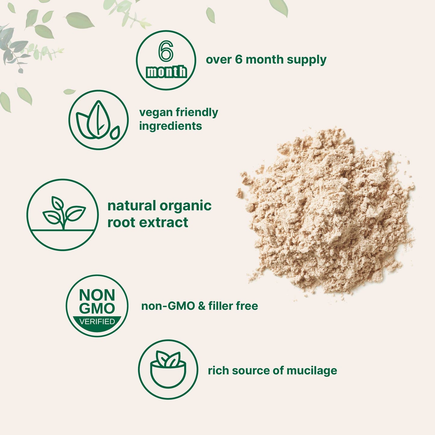 Micro Ingredients Organic Marshmallow Root Powder, 8 Ounce