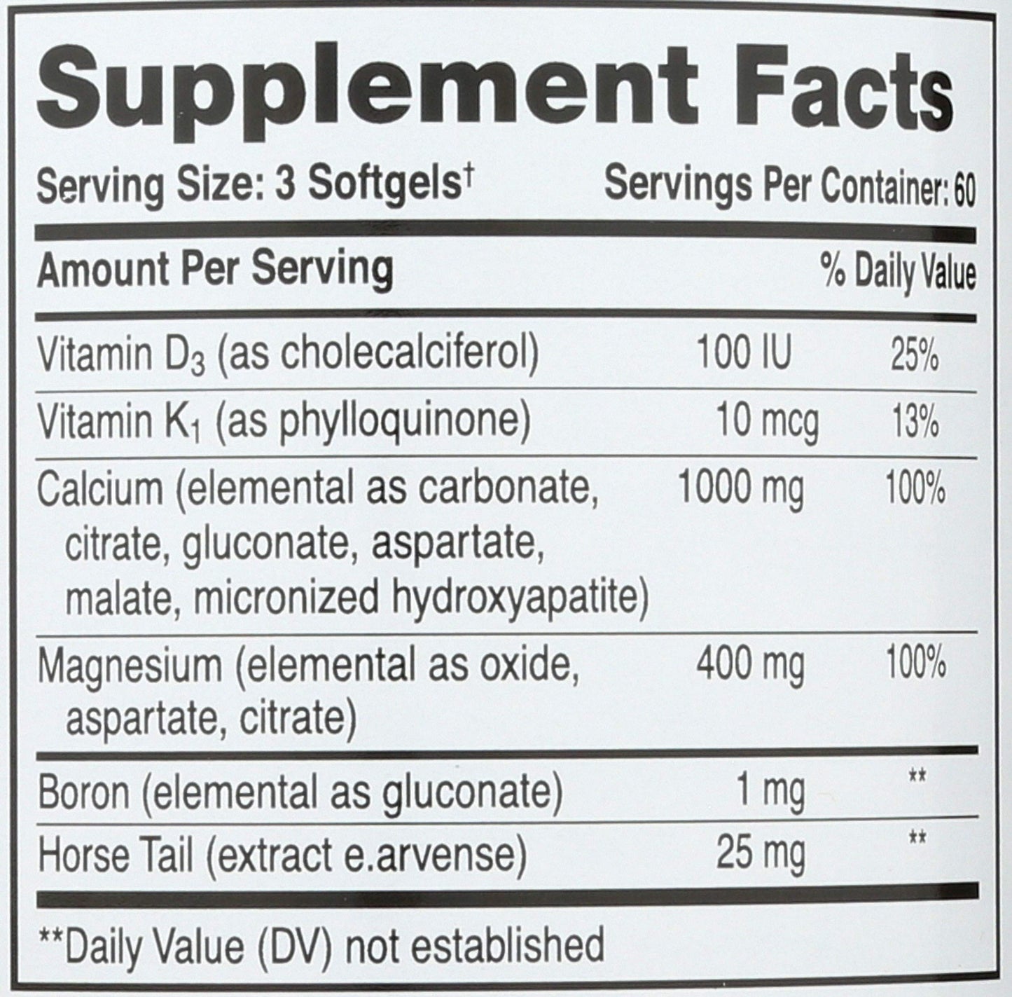 Phyto-Therapy Calcium Softgel 180 Count