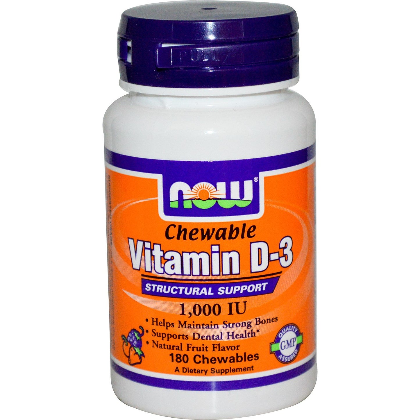 NOW Foods Vitamin D-3 1,000 IU Tablets, 360 Tablets
