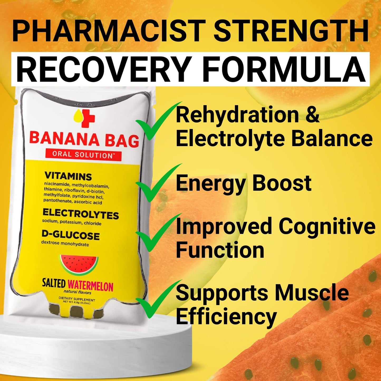 Banana Bag Oral Solution Packets Variety Pack, Powder, 1.4 oz (Pack of 6)