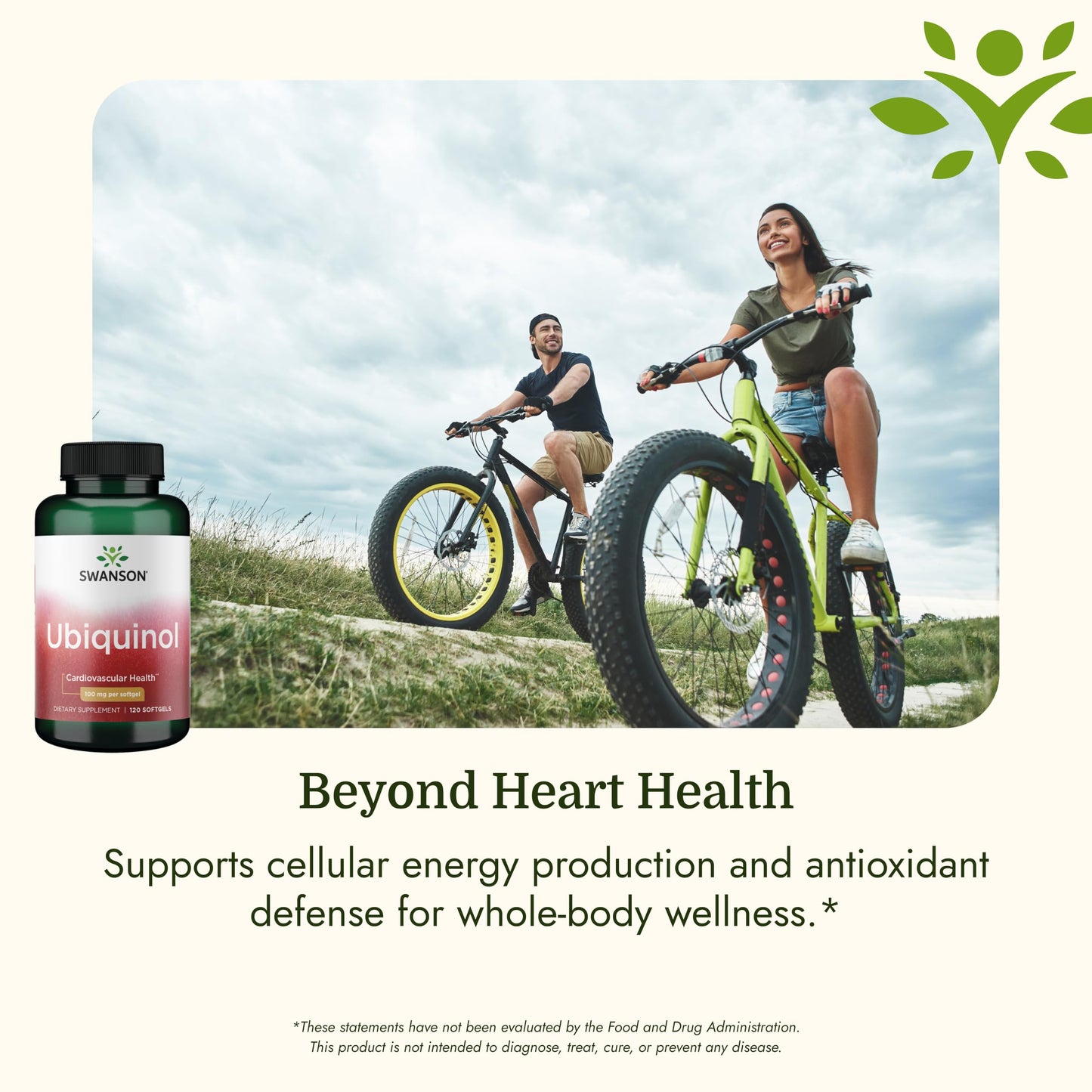 Swanson Ubiquinol 100 mg Softgels, 120 Softgels