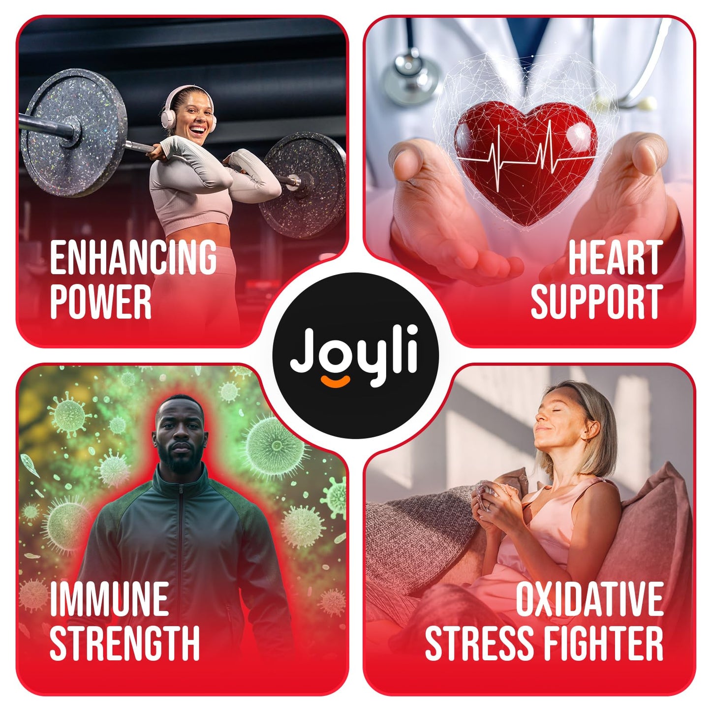 JOYLI Nutrition Quercetin with Bromelain & CoQ10 500mg Bundle – CoQ10 Softgels (120) + Sugar-Free Quercetin Gummies with Zinc, Vitamin C & D3 (60) – 180 Total Units