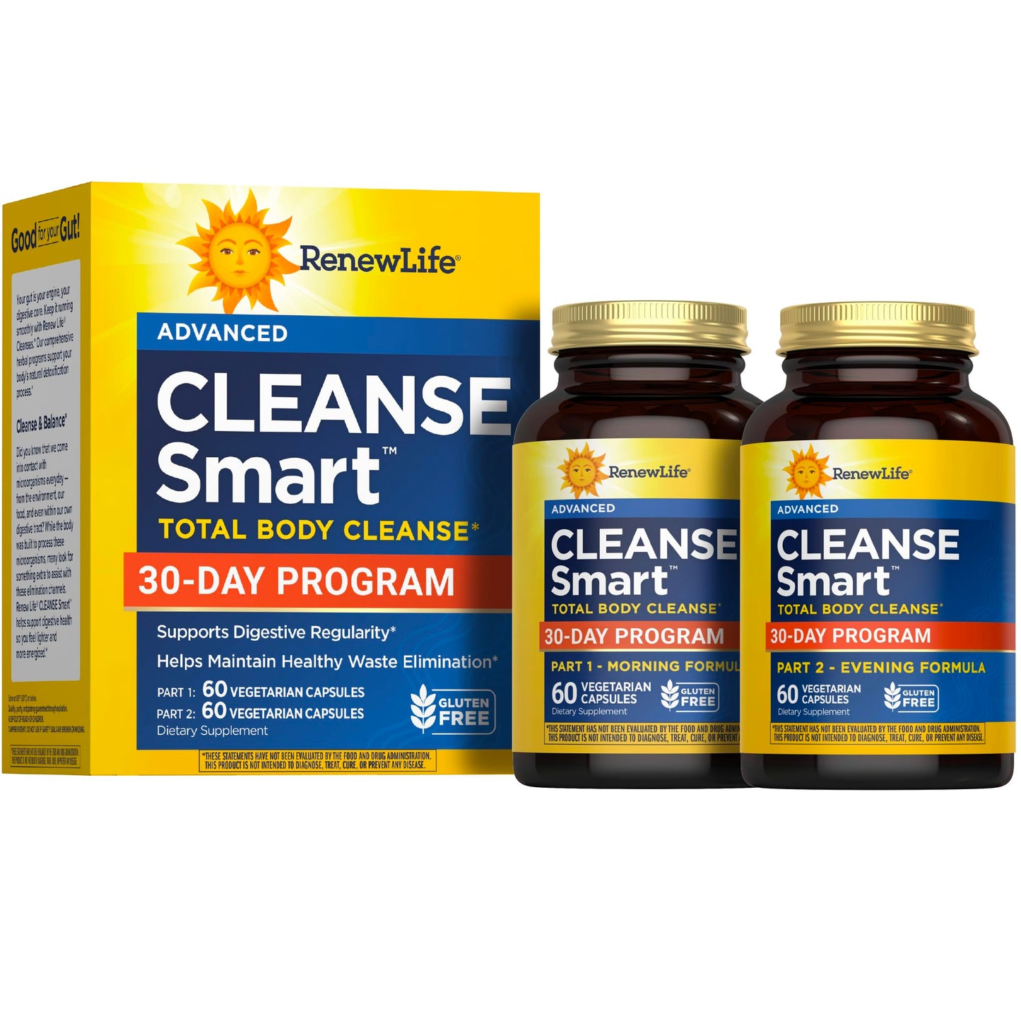 Renew Life Cleanse Smart Advanced Total Body Program Tablet 120 Count