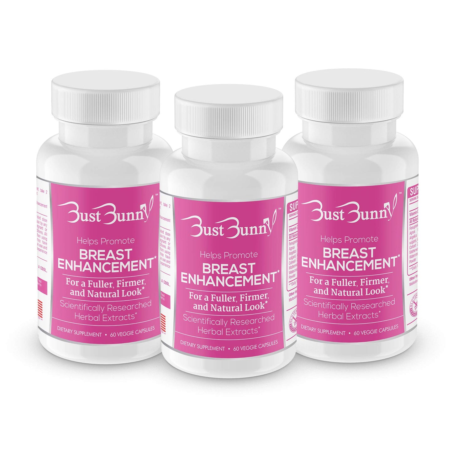 Bust Bunny Breast Enhancement & Enlargement Pills Capsule, 300 Capsules