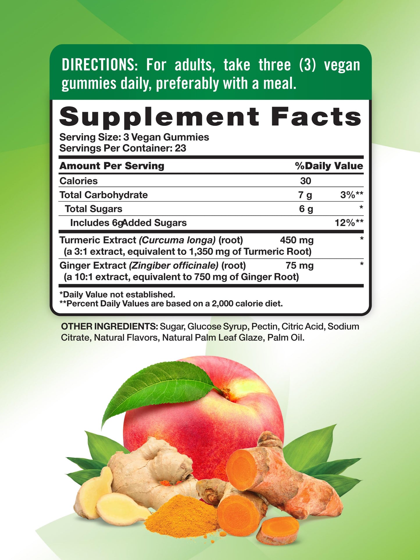 Nature's Truth Turmeric and Ginger Gummies 70 Count
