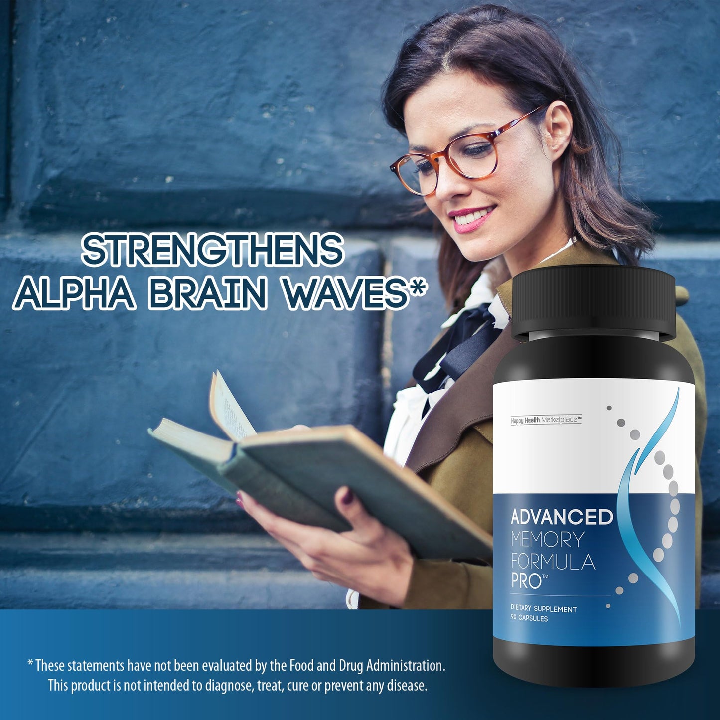 Happy Health Marketplace Advanced Memory Formula Pro Brain & Memory Support 1 Capsule