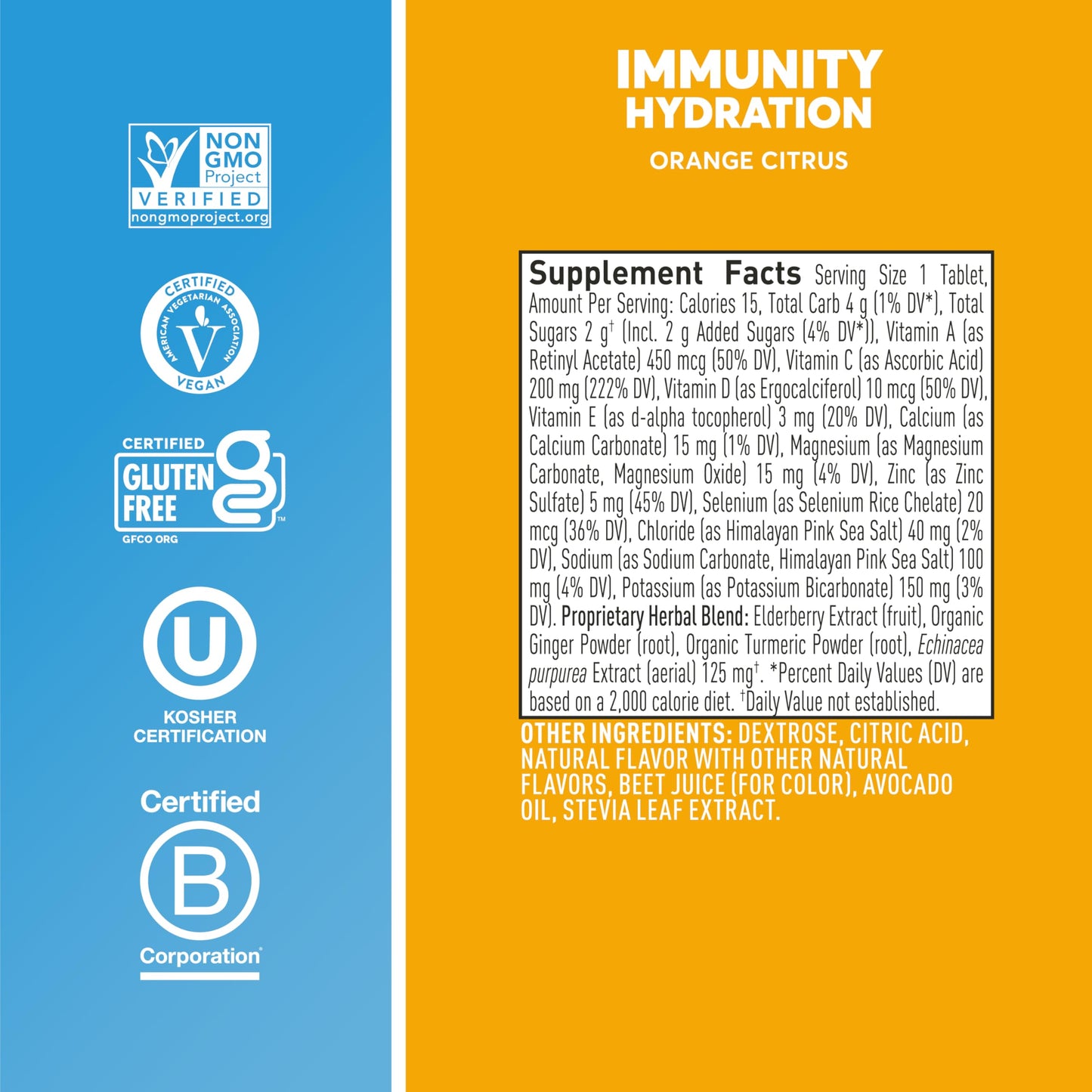 Nuun Immunity Electrolyte Tablets 8 Pack