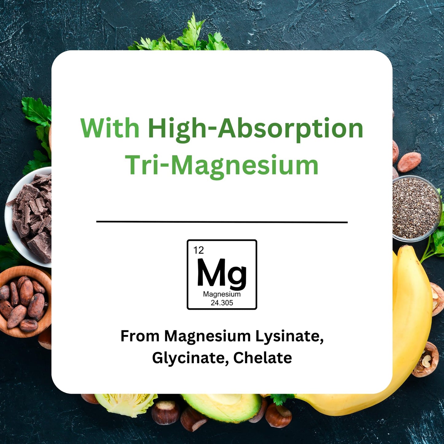 Paradise Herbs Earth's Blend Magnesium Supplement, 90 Vegetarian Capsules