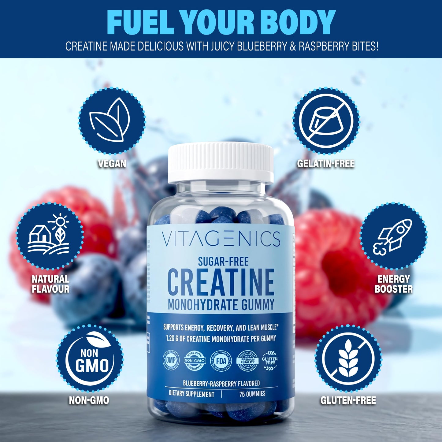 Vitagenics Creatine Gummies 75 Count