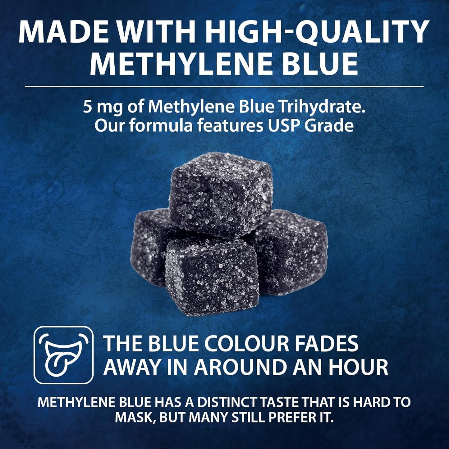 HJFRONGF Methylene Blue Gummies 60 Count