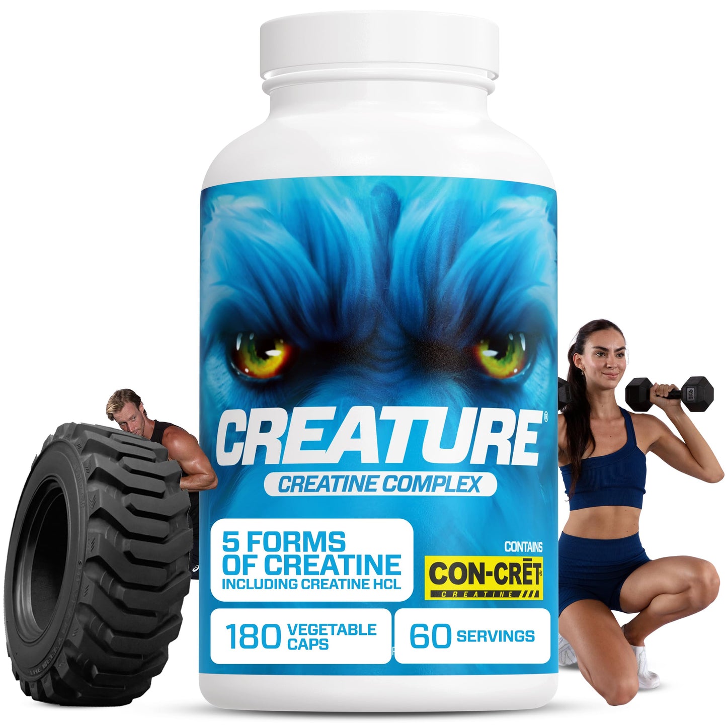 CREATURE Creatine Complex Capsules, 180 Capsules