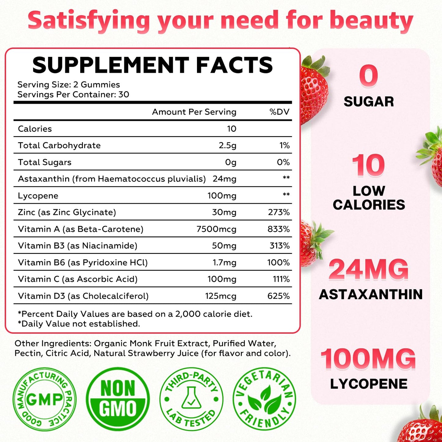 Sijigood Tanning Gummies 120 Count