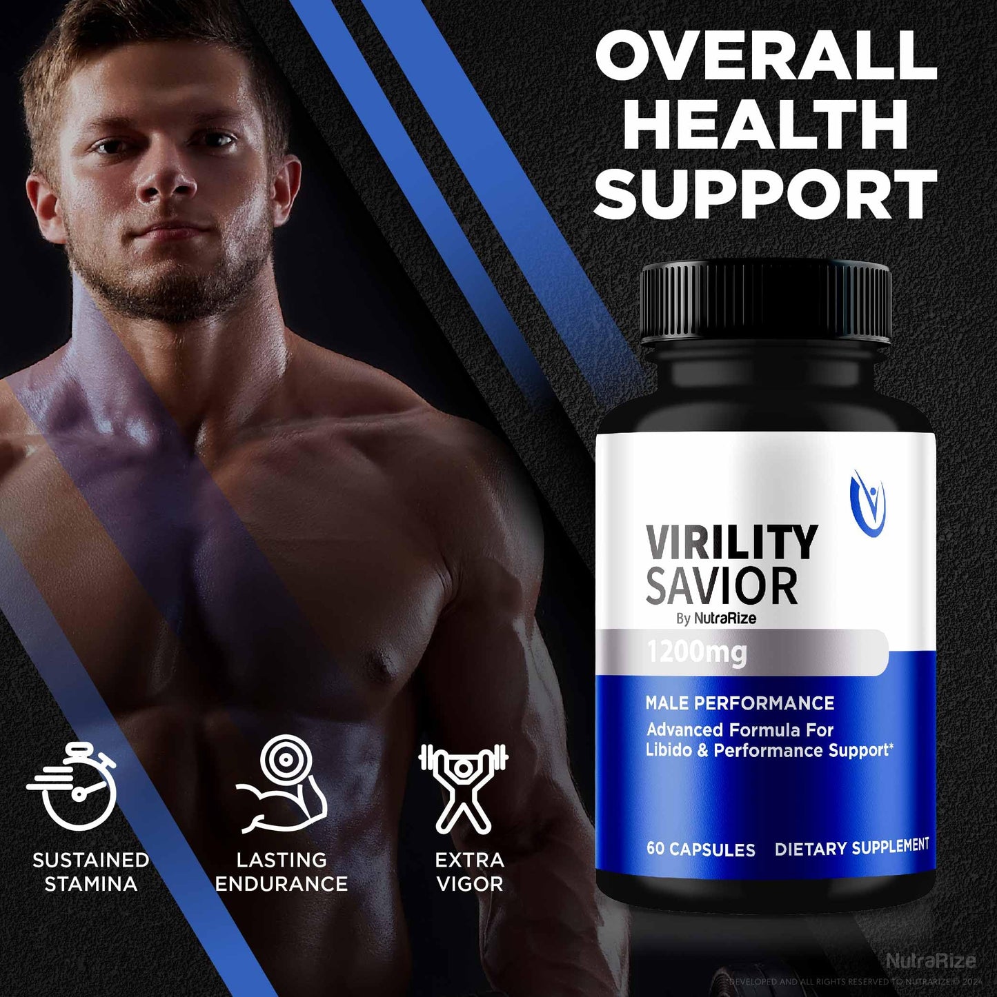 NutraRize Virility Savior Capsules, 60 Capsules