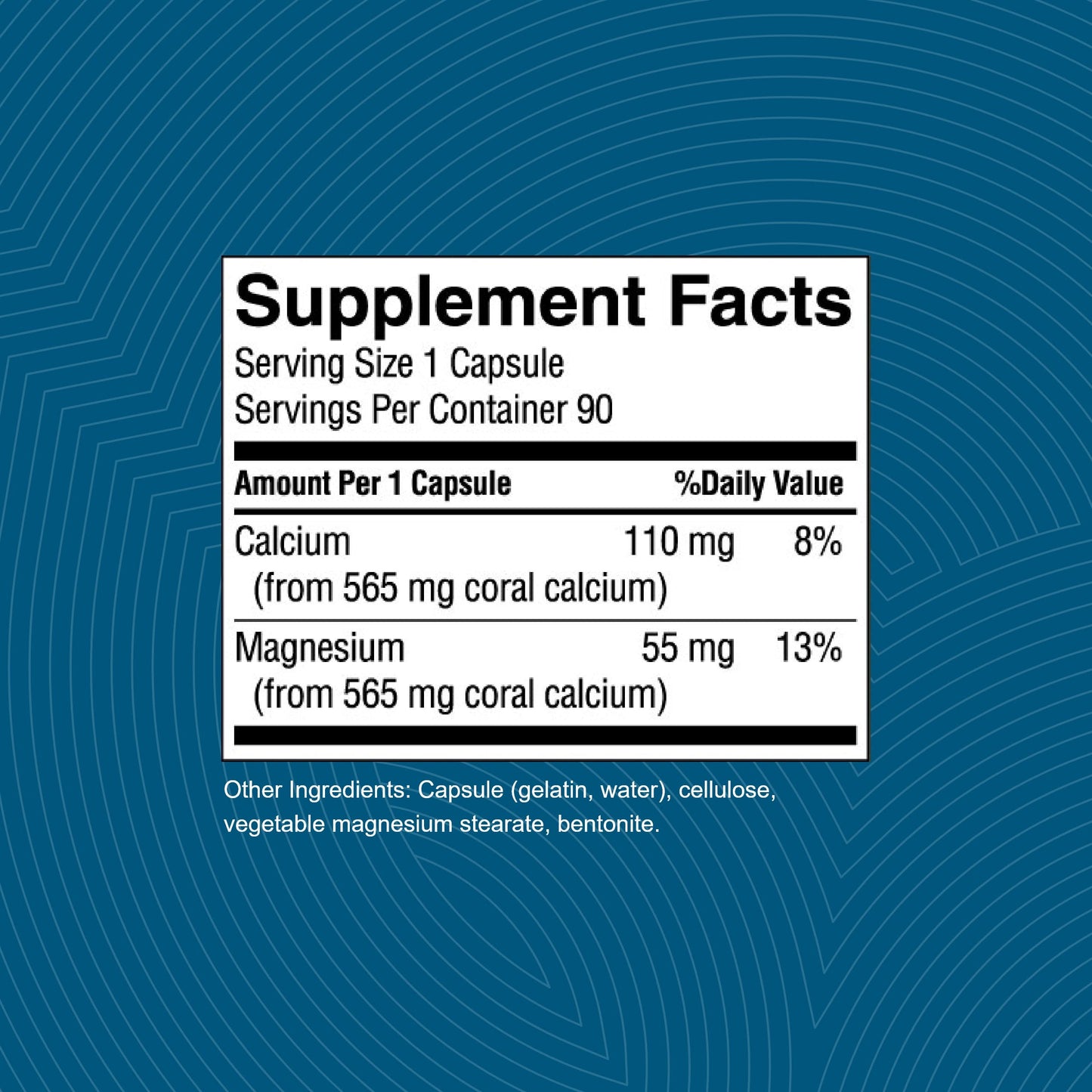 Nature's Sunshine Coral Calcium Capsules 90 Count