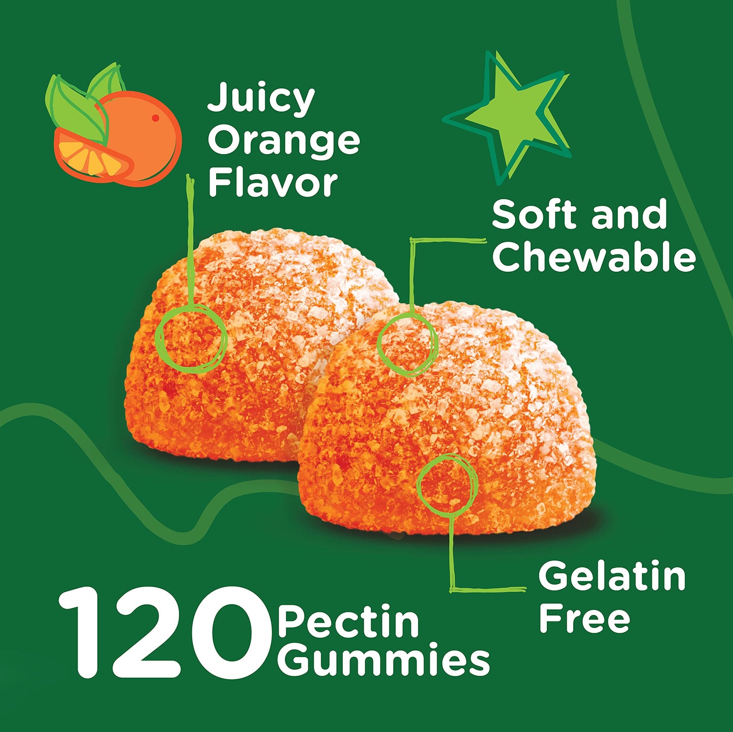Viteey Zinc for Kids Gummies 10mg with Vitamin C & Echinacea, Immune Support, Vegan, Gelatin-Free, 120 Gummies