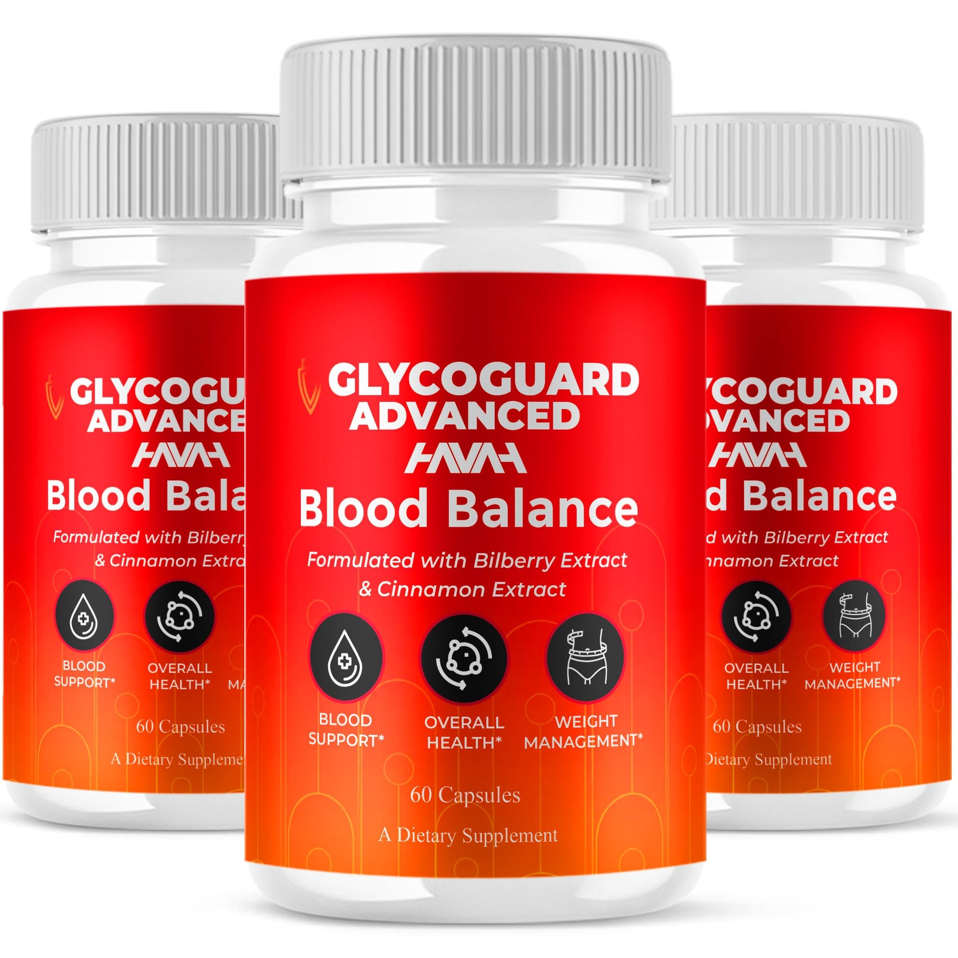 Havah Glycoguard Advanced Glycoguard Supplement, Capsule, 180 Capsules