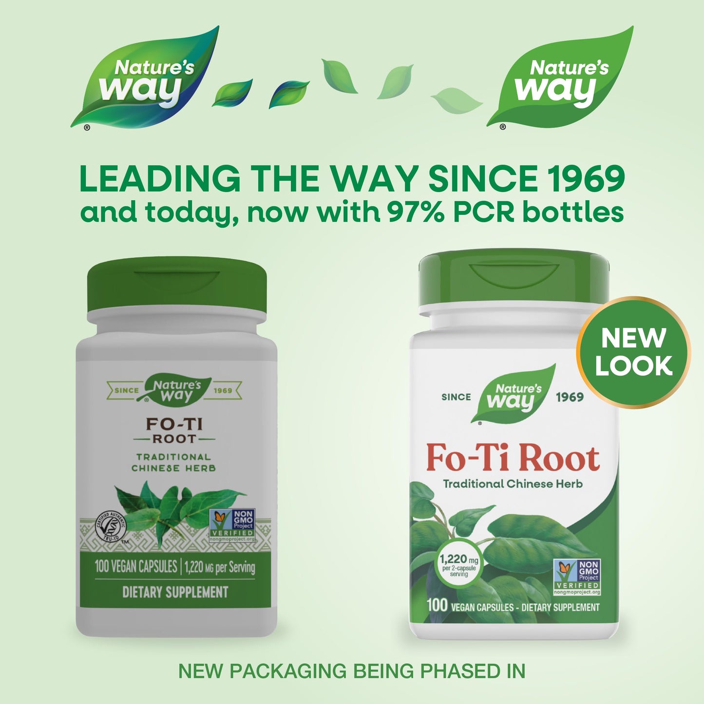 Nature's Way Fo-Ti Root Capsule, 100 Vegan Capsules