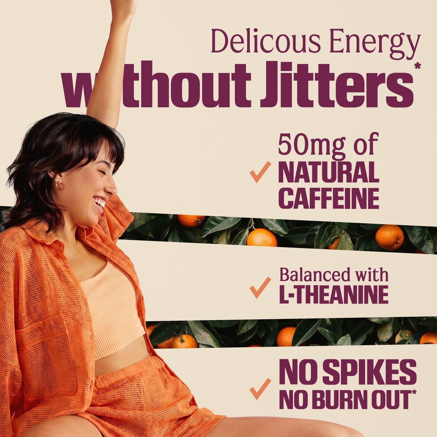 Daily Lioness Lioness Citrus Caffeine Energy Chews, 8 ct