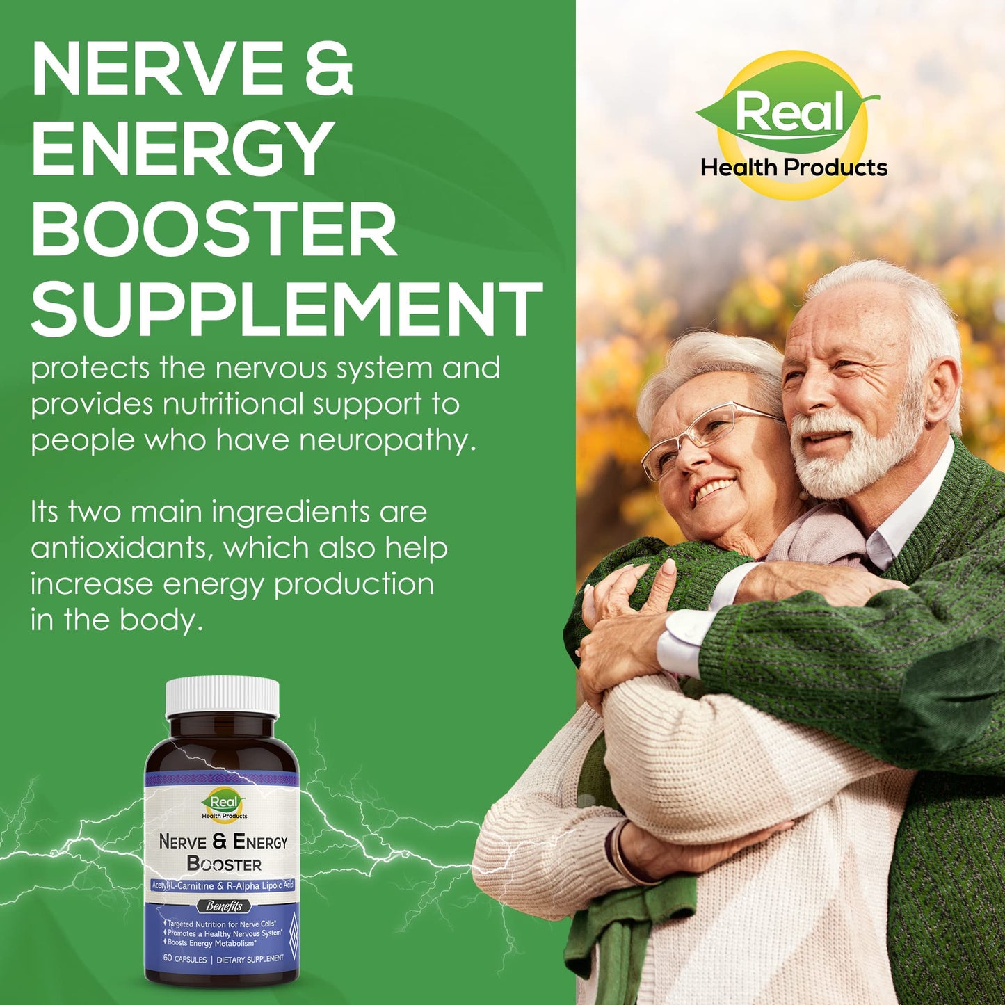RHP R-Alpha Lipoic Acid 300mg & Acetyl L-Carnitine 1000mg Capsules, 60 Capsules