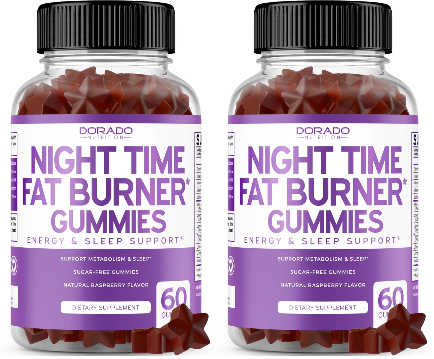 DORADO NUTRITION Night Time Fat Burner Gummies 120 Gummies