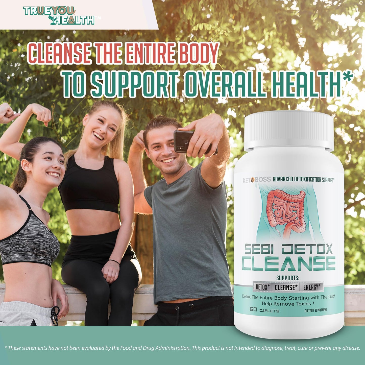 True You Health Sebi Detox Cleanse Advanced Detoxification Support Capsule 1 Count