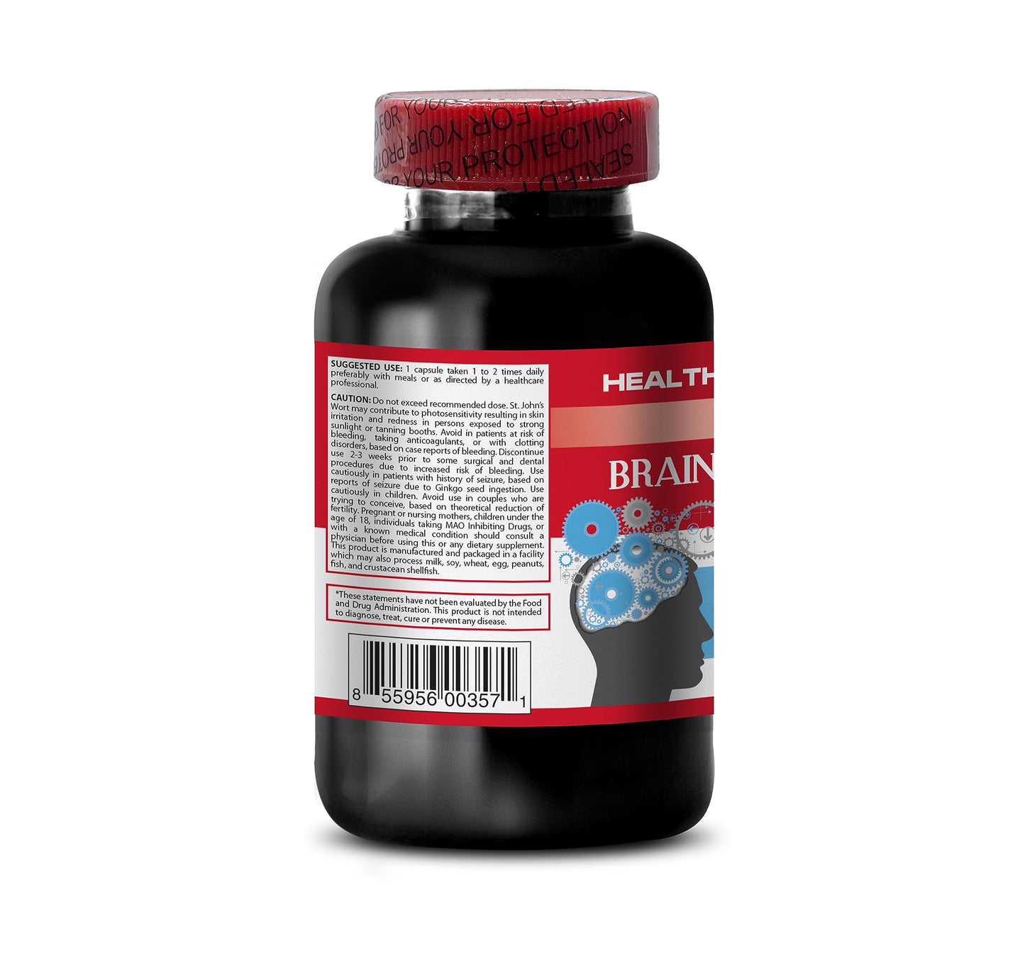 Health Solution Prime Brain and Memory Booster Capsules 120 Count