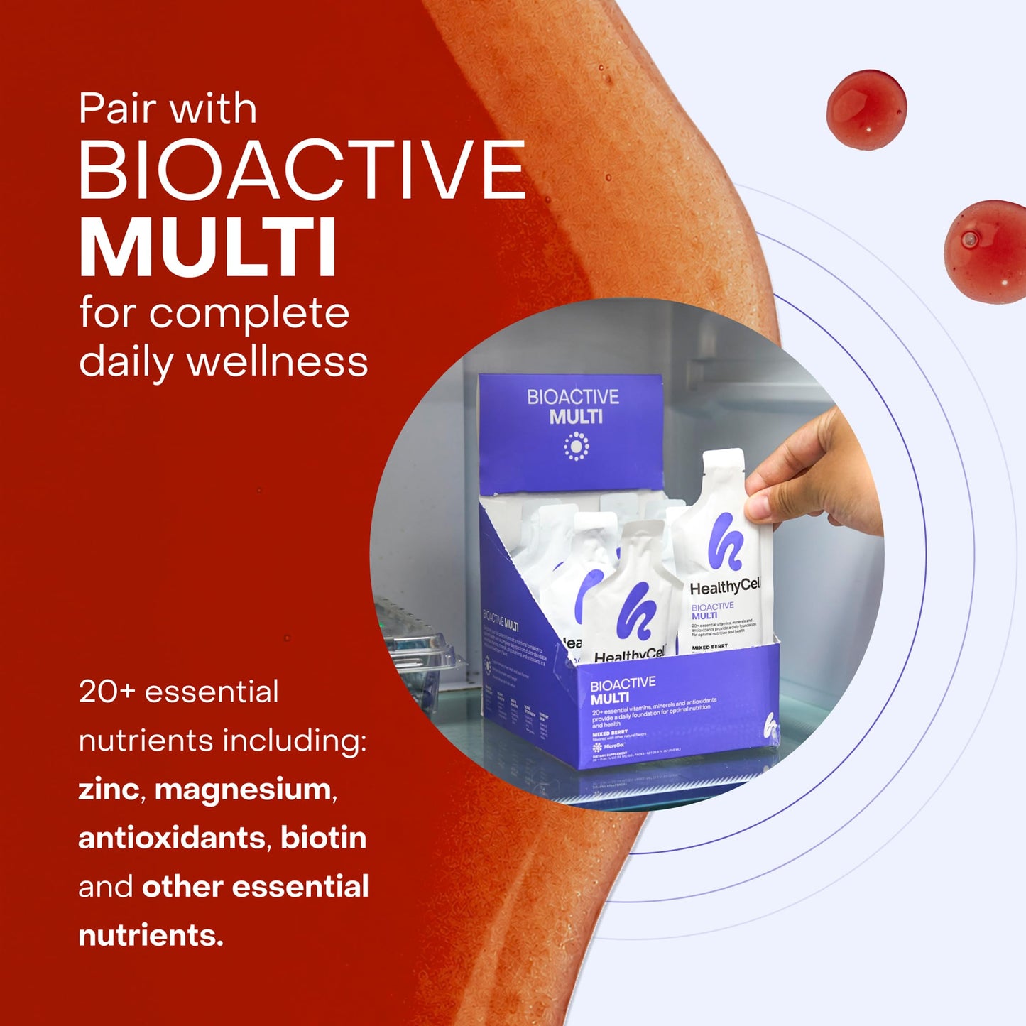Healthycell AM/PM Healthspan System Capsules 120