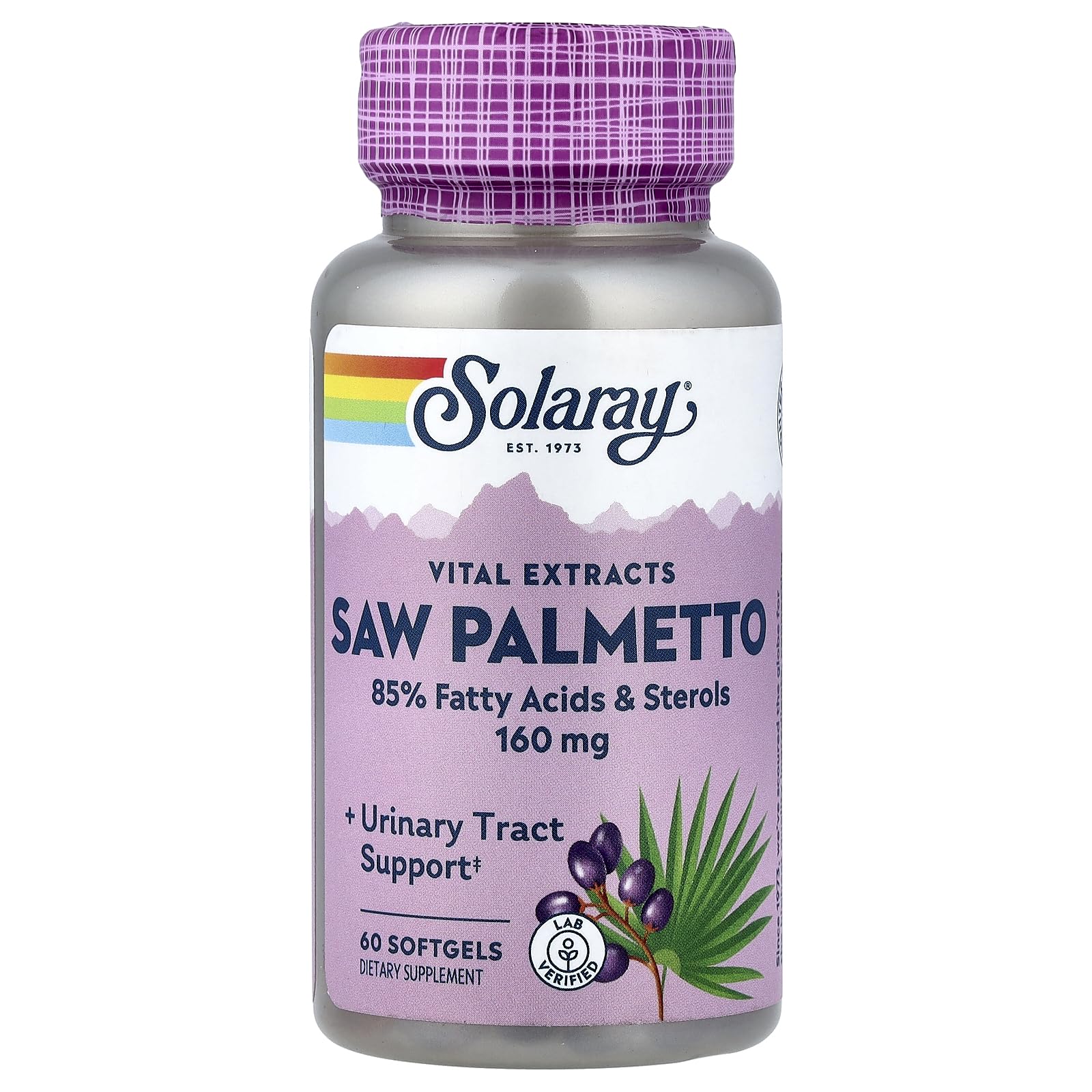 Solaray Saw Palmetto 160mg Softgel 1