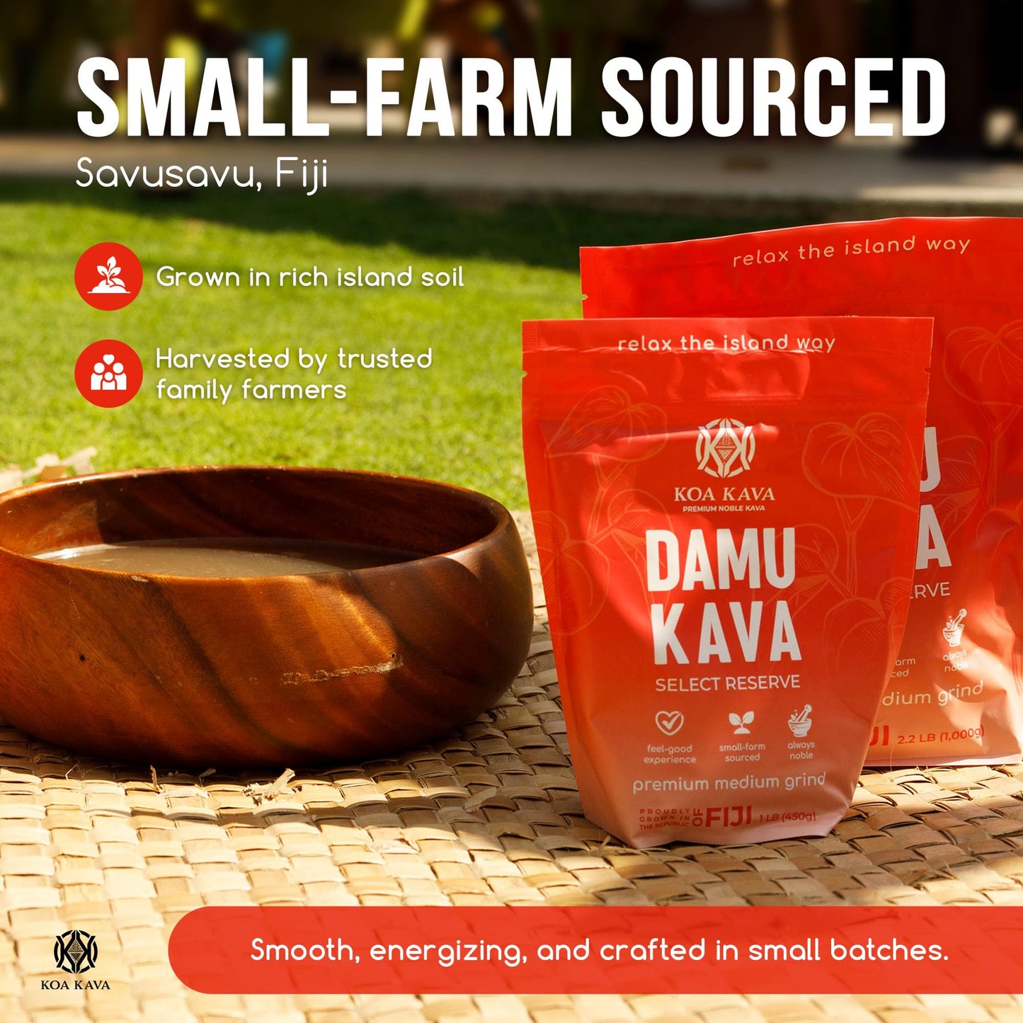 Koa Kava Damu Kava Powder 8 oz