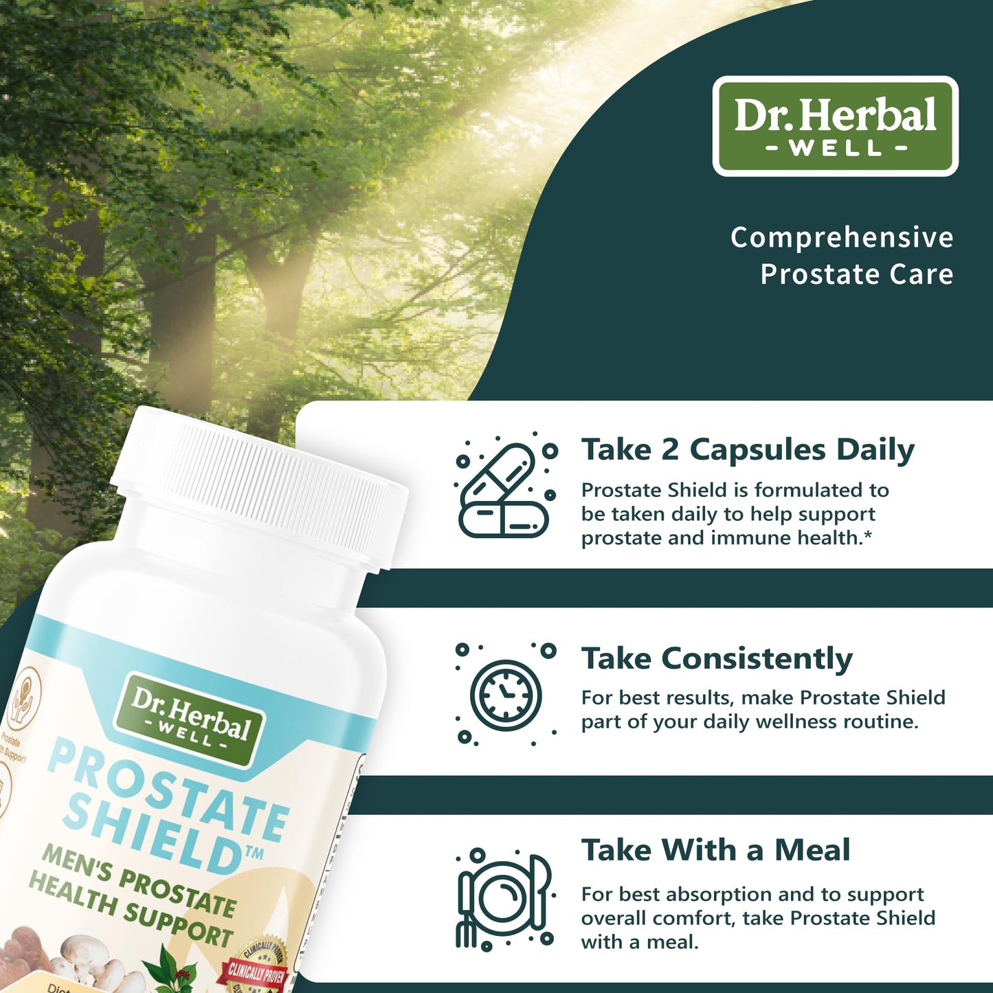 DR. HERBAL WELL Prostate Shield, 60 Capsules