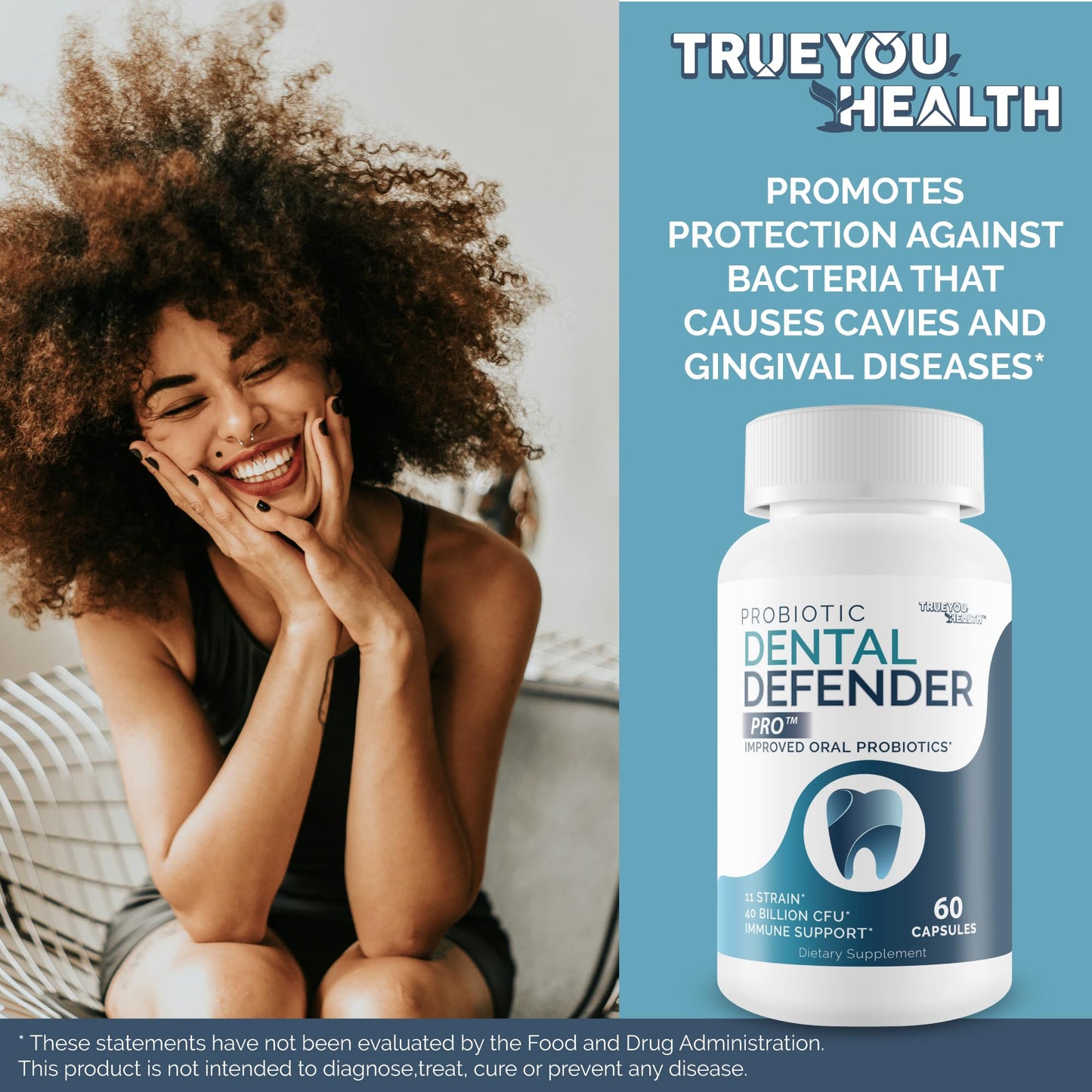 True You Health Probiotic Dental Defender Pro Capsule 60 Count